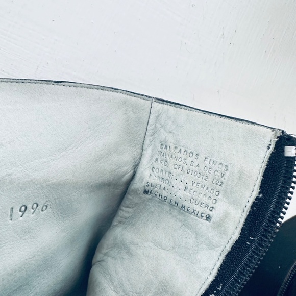 Cuadra man Dress Zipper Black Boots26.5 7.5 Leather - Picture 8 of 11